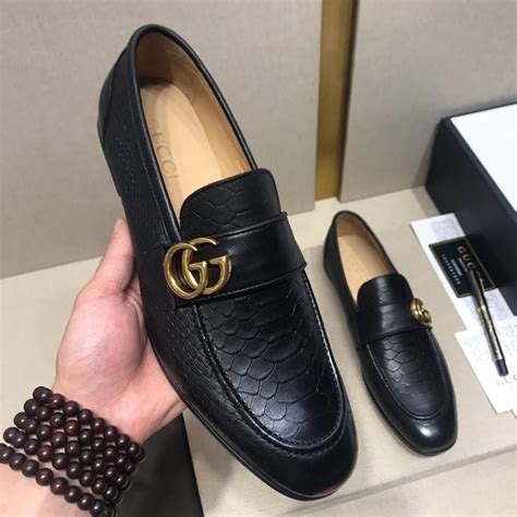 black leather gucci replica men shoes|gucci knockoff clothing for men.